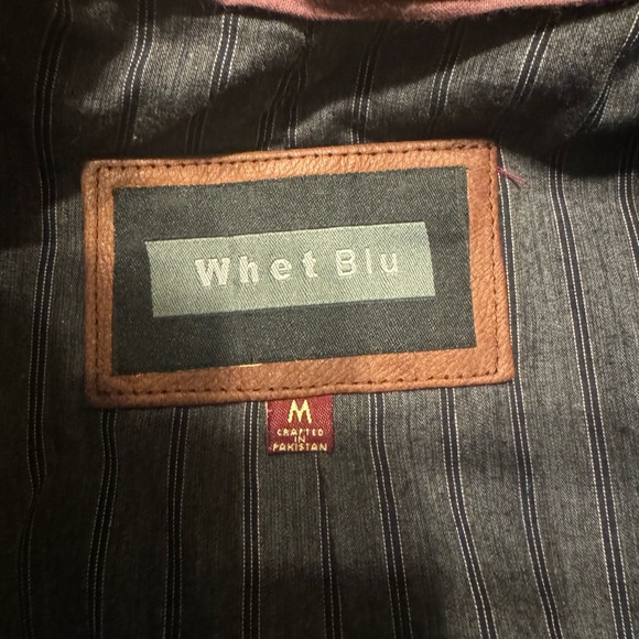 Whet Blu Genuine Leather Jacket - Picture 4 of 6
